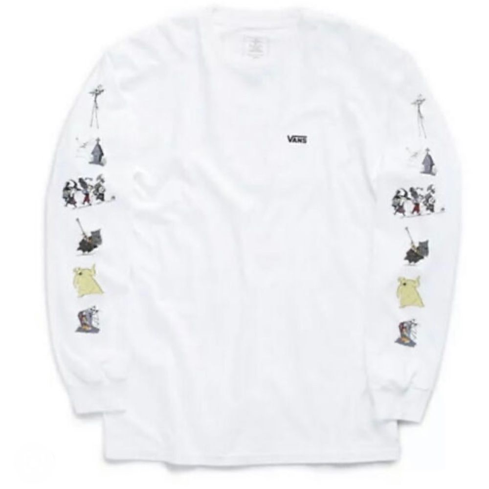 Vans X Night Before Christmas Long Sleeve Tee Little Kids. - Picture 2 of 4
